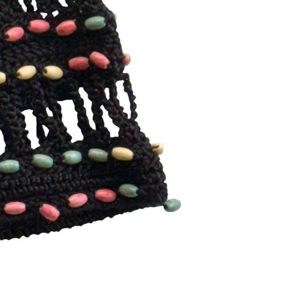 Joseph A’ Qu’est Black Embellished 3/4 Sleeve Blouse. Size M - Picture 6 of 13